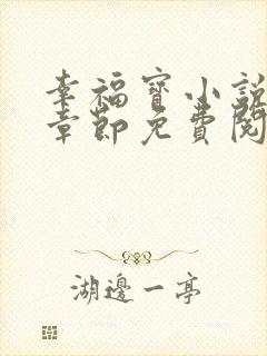 幸福宝小说最新章节免费阅读