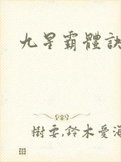 九星霸体诀小说