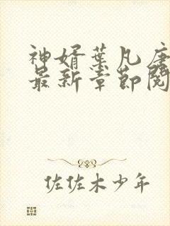 神婿叶凡唐若雪最新章节阅读