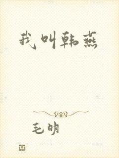 我叫韩燕