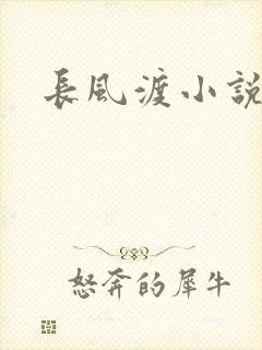 长风渡小说封面