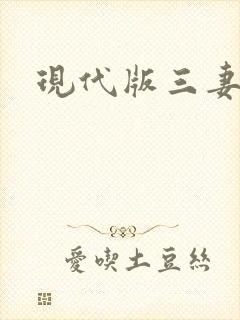 现代版三妻四妾