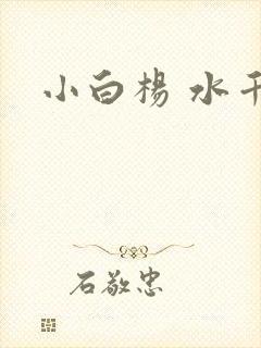 小白杨 水千丞