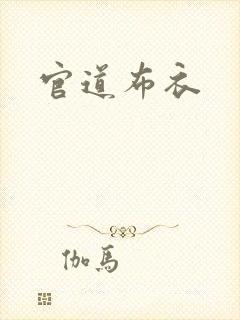 官道布衣封面