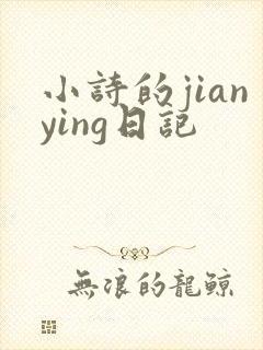 小诗的jianying日记