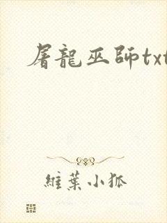 屠龙巫师txt