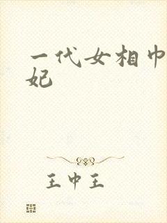 一代女相巾帼王妃封面