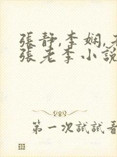 张静,李娴,老张老李小说封面