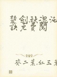 楚剑秋混沌天帝诀免费阅封面