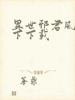 异世邪君风凌天下下载封面