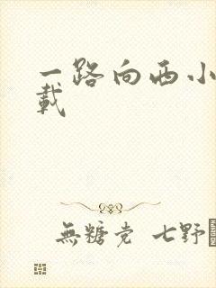 一路向西小说下载封面