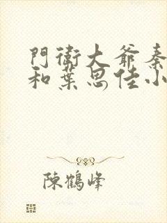 门卫大爷秦一鸣和叶思佳小说封面