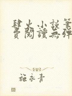 肆火小说笔趣免费阅读无弹窗