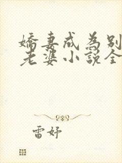 娇妻成为别人的老婆小说全文阅读免