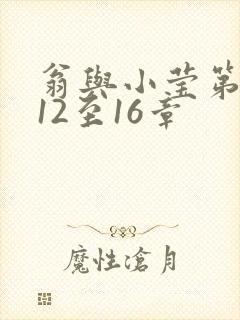 翁与小莹第十部12至16章封面