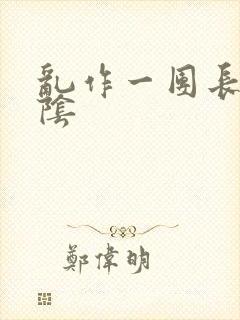 乱作一团长日光阴封面