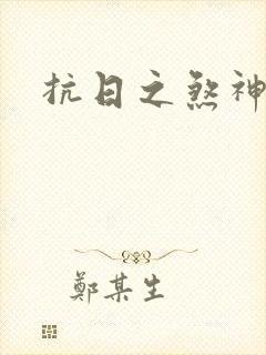 抗日之煞神传奇封面