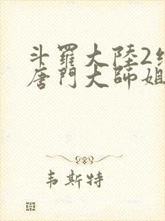 斗罗大陆2绝世唐门大师姐封面