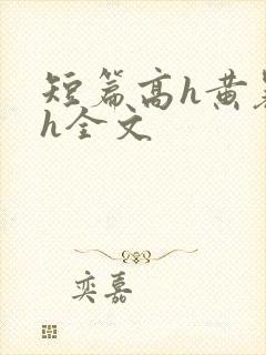 短篇高h黄暴辣h全文
