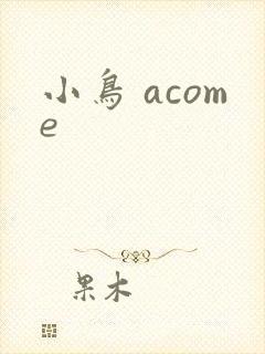 小鸟 acome