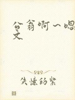 公翁啊～嗯啊h文