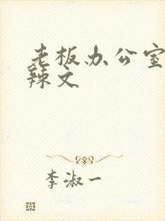 老板办公室系列辣文