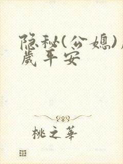 隐秘(公媳)岁岁平安