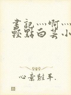 书记灬啊灬啊灬轻点白芸小说封面