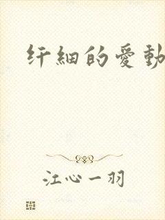 纤细的爱动漫封面
