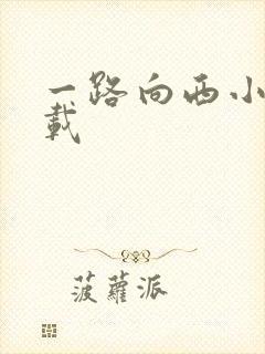 一路向西小说下载