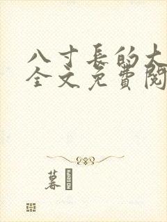 八寸长的大宝贝全文免费阅读