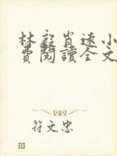 林毅肖远小说免费阅读全文最新章节封面