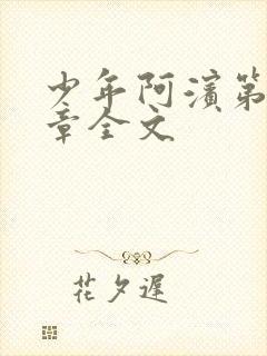 少年阿滨第13章全文