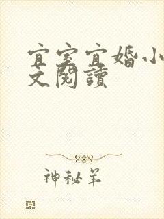 宜室宜婚小说全文阅读