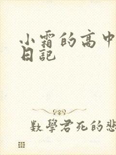 小霜的高中成长日记