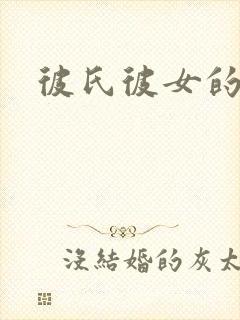 彼氏彼女的故事封面