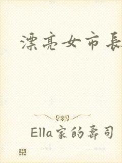 漂亮女市长封面