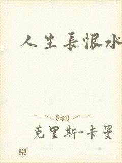 人生长恨水长东封面