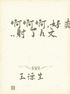 啊啊啊,好爽h..射了h文