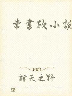 常书欣小说封面