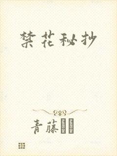 禁花秘抄封面