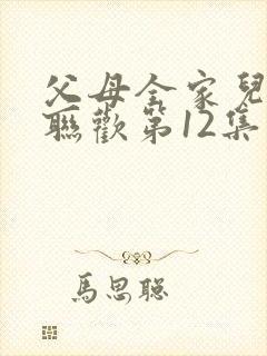 父母全家儿女大联欢第12集