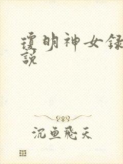 琼明神女录 小说封面