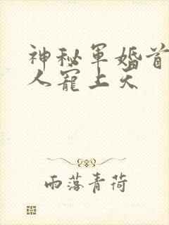神秘军婚首长大人宠上天