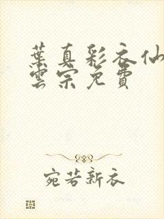 叶真彩衣仙子齐云宗免费封面