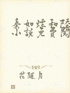 秦如烟和陆景琛小说免费阅读封面