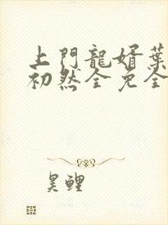 上门龙婿叶辰萧初然全免全集