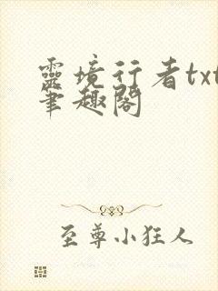 灵境行者txt笔趣阁封面