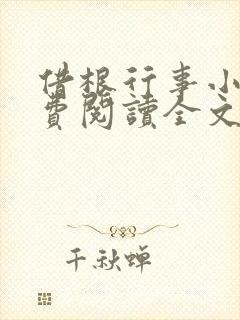 借根行事小说免费阅读全文在线阅笔趣无弹窗