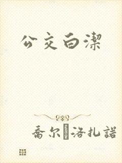 公交白洁
